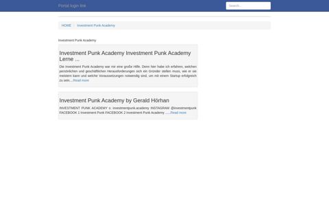 [LOGIN] Investment Punk Academy FULL Version HD Quality Punk ...