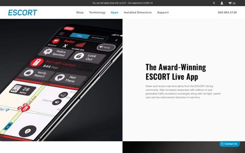 ESCORT Live! App - ESCORT Radar