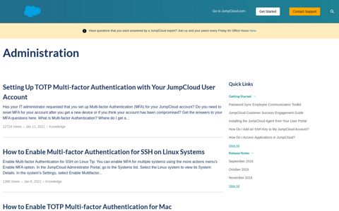 Administration - JumpCloud Support