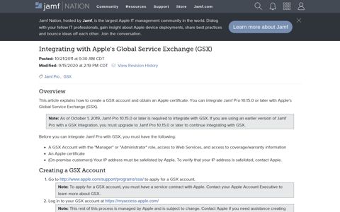 Integrating with Apple's Global Service Exchange (GSX) | Jamf ...