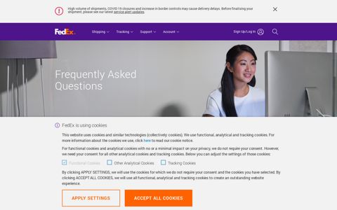 Frequently Asked Questions | Customer Support | FedEx Austria