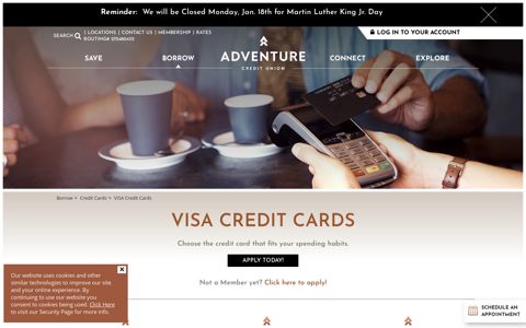 VISA Credit Cards - Adventure Credit Union