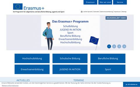 Erasmus+: Startseite