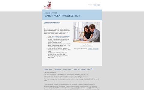 Annuities Newsletter - The Hartford