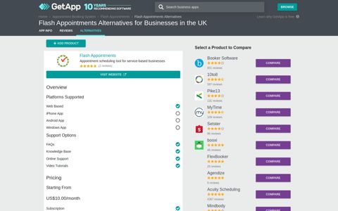 Flash Appointments Alternatives and Competitors | GetApp UK ...