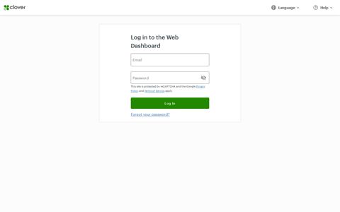 Login | Clover Web Dashboard
