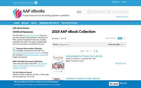 2019 AAP eBook Collection | AAP eBooks
