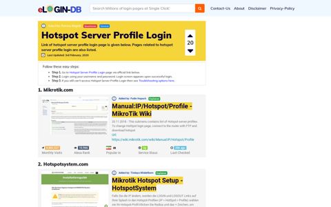 Hotspot Server Profile Login - штыефпкфь login 0 Views