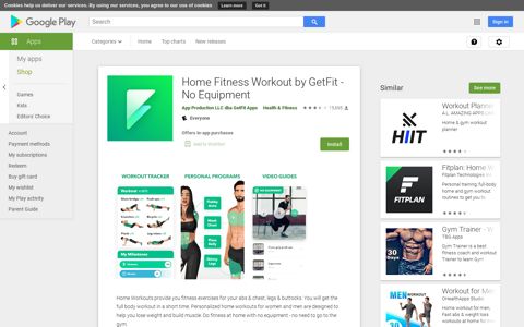 Home Fitness Workout by GetFit - No Equipment - Apps on ...