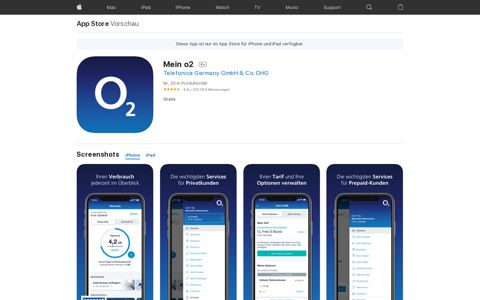 ‎Mein o2 im App Store