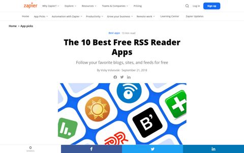 The 10 Best RSS Reader Apps - Zapier