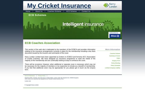 Coaches Scheme - My Cricket Insurance