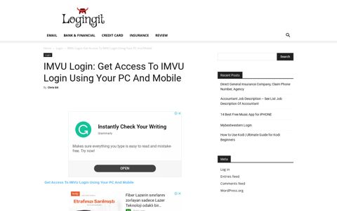 IMVU Login: Get Access To IMVU Login Using Your PC And ...