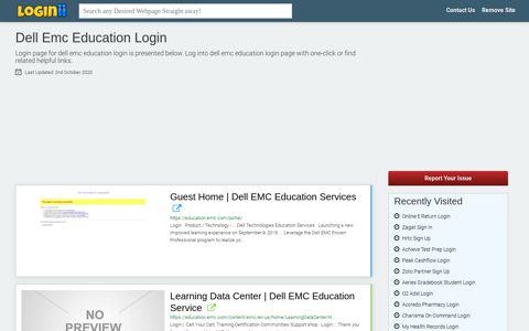 Dell Emc Education Login - Loginii.com