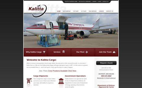 Kalitta Cargo: Home
