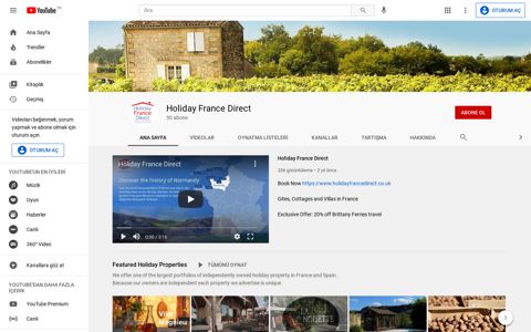 Holiday France Direct - YouTube