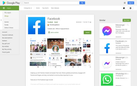 Facebook – Apps on Google Play