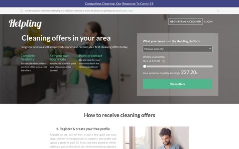 Find domestic cleaning offers near you | Helpling - Helpling IE