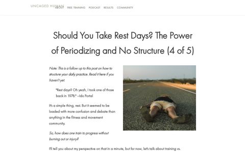 Should You Take Rest Days? The Power of Periodizing and ...