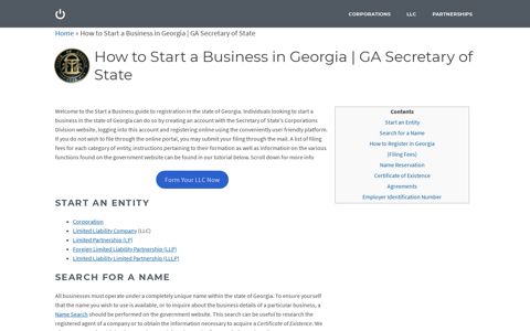 How to Start a Business in Georgia | GA Secretary of State ...