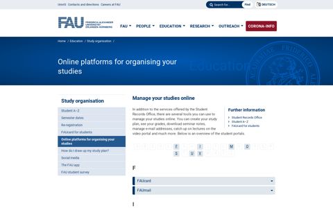 Online platforms for organising your studies › Friedrich ...