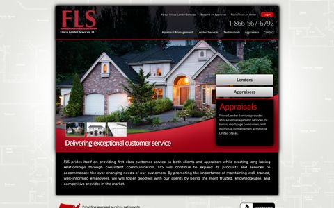 Frisco Lender Services: Home