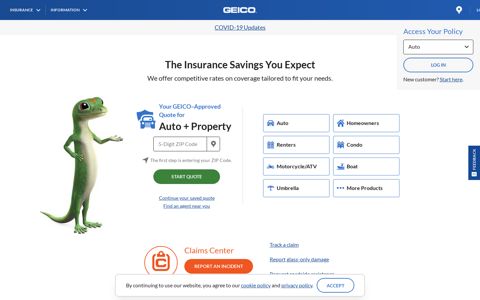 An Insurance Company For Your Car And More | GEICO