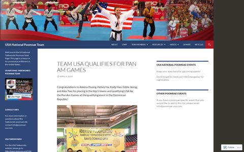 USA National Poomsae Team | Welcome to the US National ...