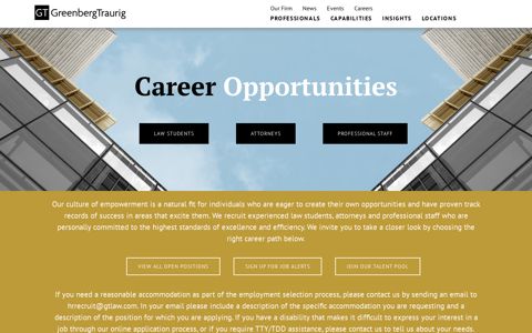 Greenberg Traurig Careers - Jobvite