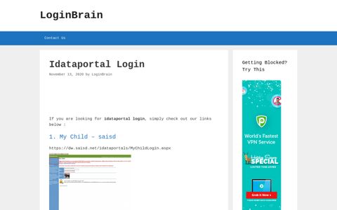 idataportal login - LoginBrain