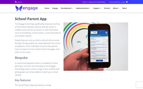 School Parent App | Engage School Management Systems SA