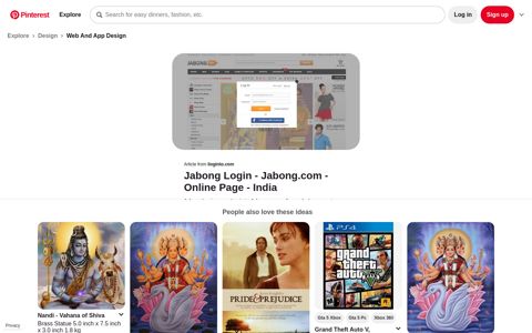 Jabong Login - Jabong.com - Online Page - India - Pinterest