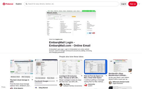 Embarqmail Login | Check email, Online email, Login - Pinterest