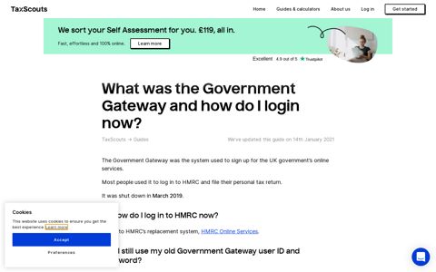 What was the Government Gateway and how do I login now ...