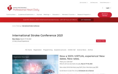 International Stroke Conference 2021 - Professional Heart Daily