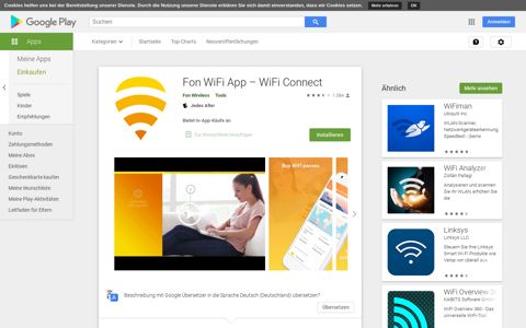 Fon WiFi App – WiFi Connect – Apps bei Google Play