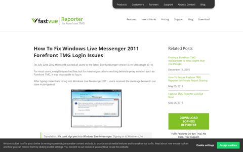 How To Fix Windows Live Messenger 2011 Login Issues