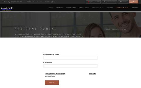 Arcadia on 49th Apartments | Resident Portal for Phoenix ...