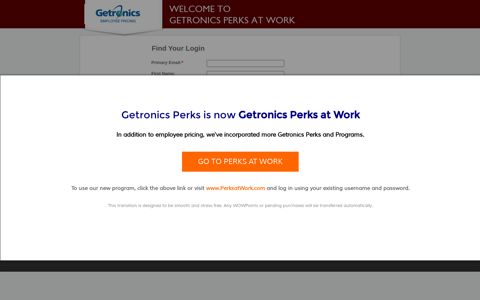 Getronics Perks at Work