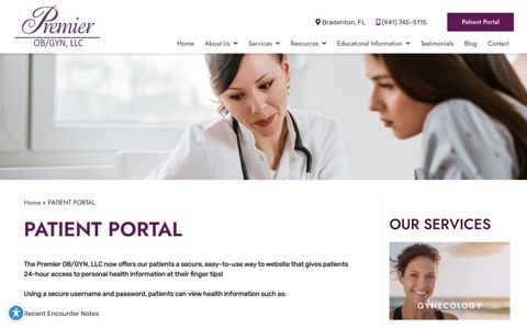 Patient Portal - Premier OB/GYN, LLC