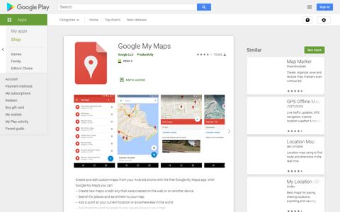 Google My Maps – Apps on Google Play