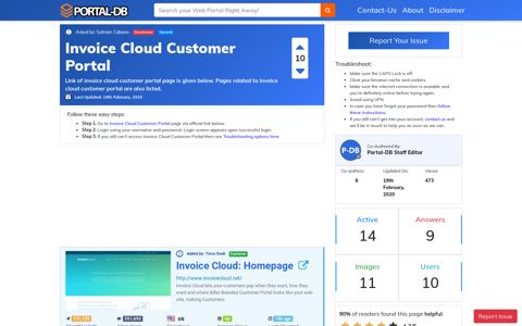 Invoice Cloud Customer Portal