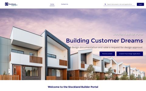 Stockland Builder Portal