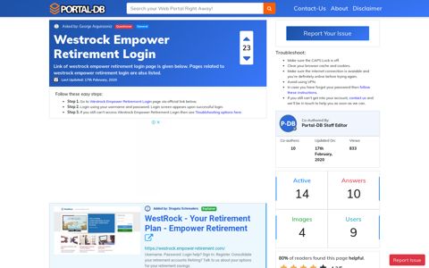Westrock Empower Retirement Login - Portal-DB.live
