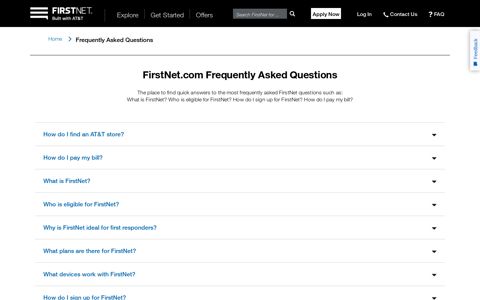 Get Quick Answers to your Frequently Asked ... - FirstNet
