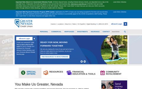 Greater Nevada Credit Union | Personal and Business Banking