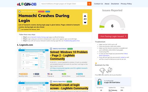 Hamachi Crashes During Login - штыефпкфь login 0 Views