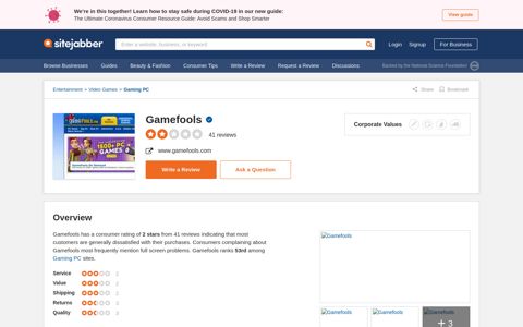 Gamefools Reviews - 41 Reviews of Gamefools.com | Sitejabber