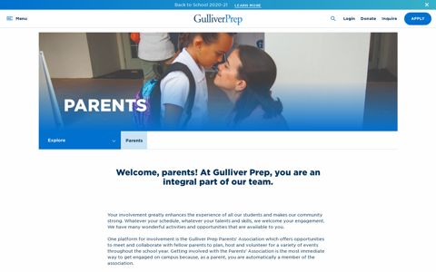 Parents | Gulliver Prep