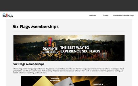 Six Flags Memberships | National